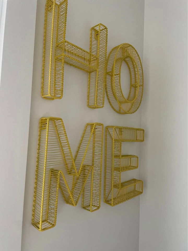 Industrial Modern “HOME” Metal Wall Decor - photo 3