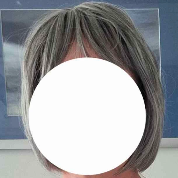 Salt and Pepper Grey Hair Topper - photo 2