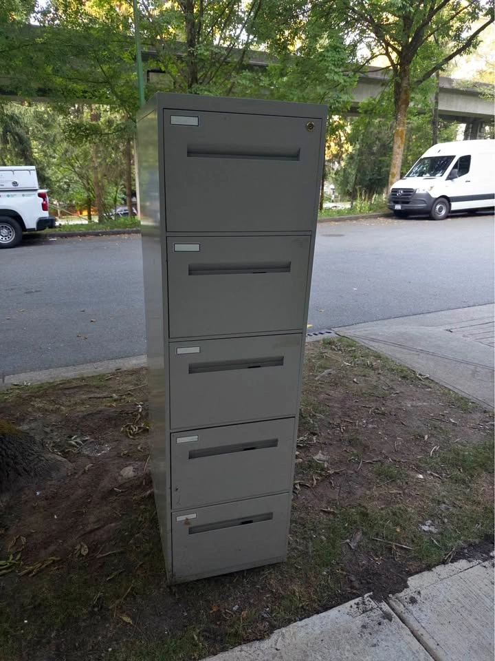 5-Drawer Metal Vertical Filing Cabinet