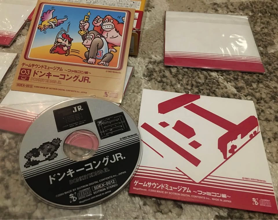 5x Nintendo NES Game Mini-CD Audio 2004 MegaHouse JAPAN w Box - photo 3
