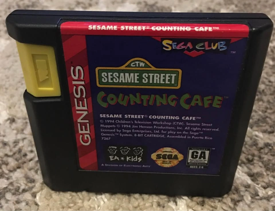 Sesame Street Counting Numbers / Sega Genesis