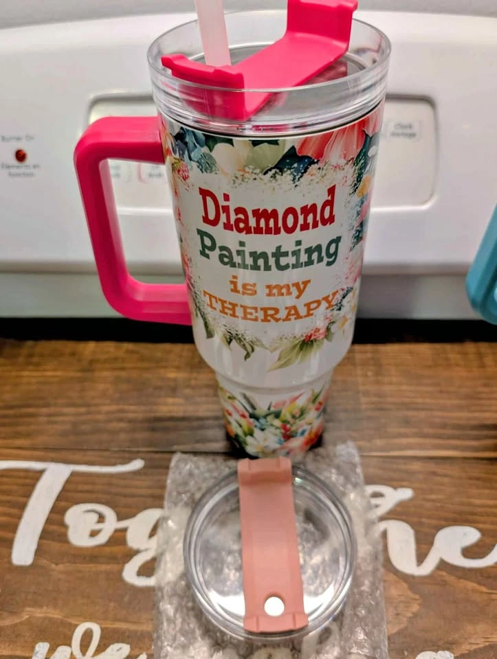 40 oz mug with spare lid