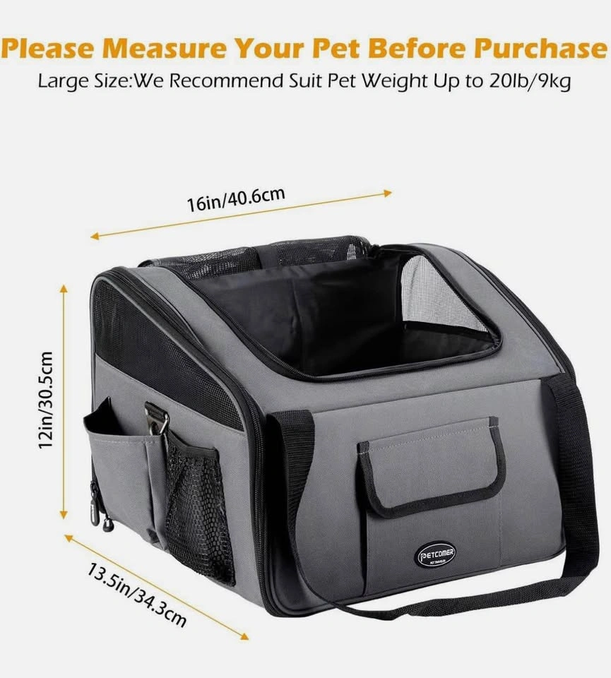 Petcomer Pet Traveler Seat / Pet Carrier - photo 3