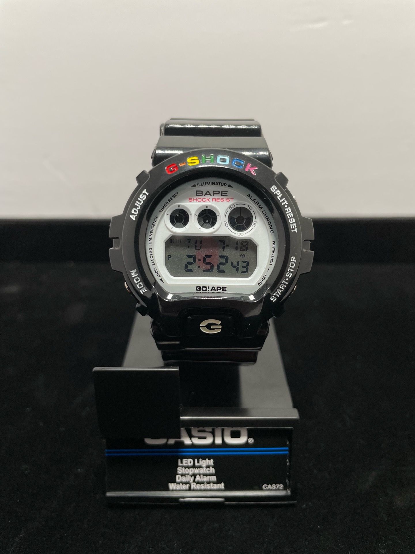 G-SHOCK “BAPE” DW6900 WATCH BLACK