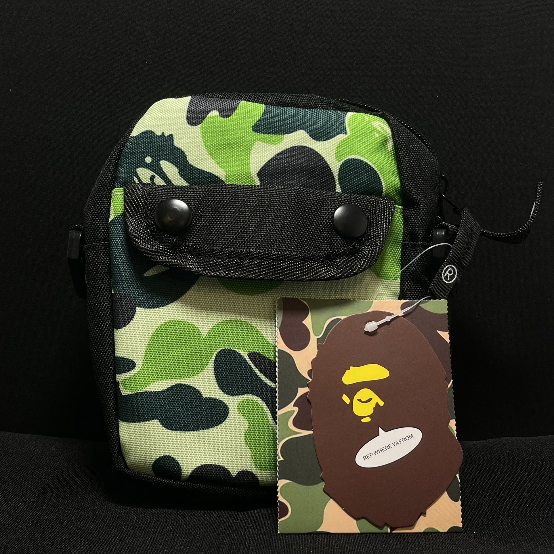 Bape Messenger Side Bag Green - photo 2