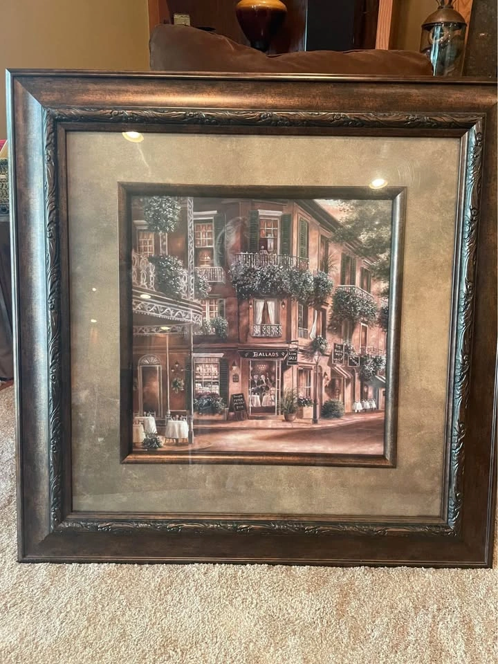 Betsy Brown Live jazz matted and framed