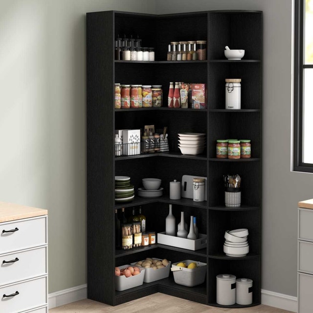 6-Tier L-Shaped Corner Bookshelf (Latitude Run "Crossland")