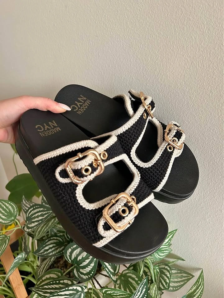 Madden platform crochet sandals - 6 NEW