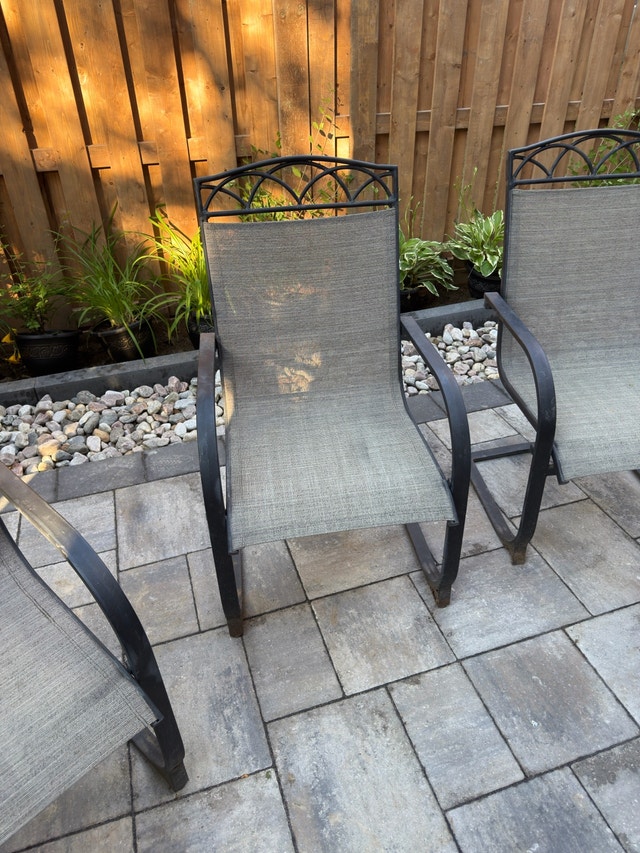 6 patio chairs - good condition - photo 2