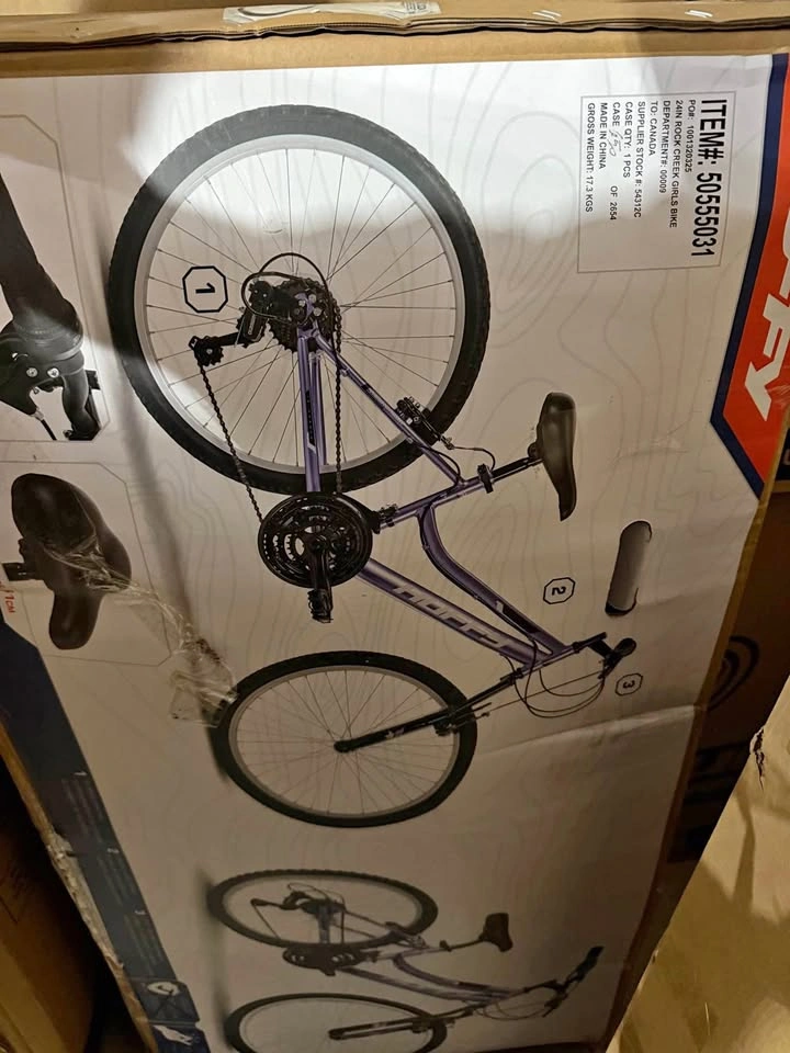 Huffy 24" Rock Creek Mountain Bike, Purple, Adult/Women's
