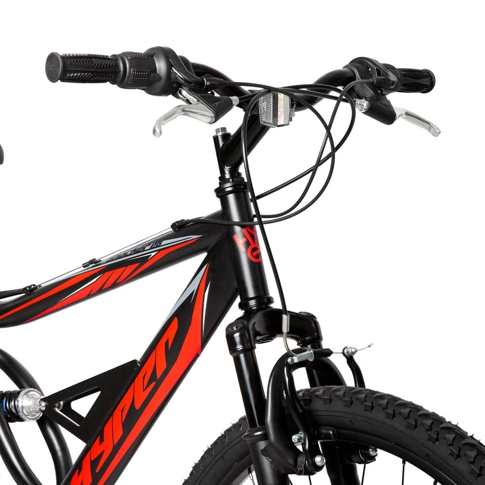 Hyper Bicycles 26" Shocker Mountain Bike, Adults 14+, Black and - photo 4