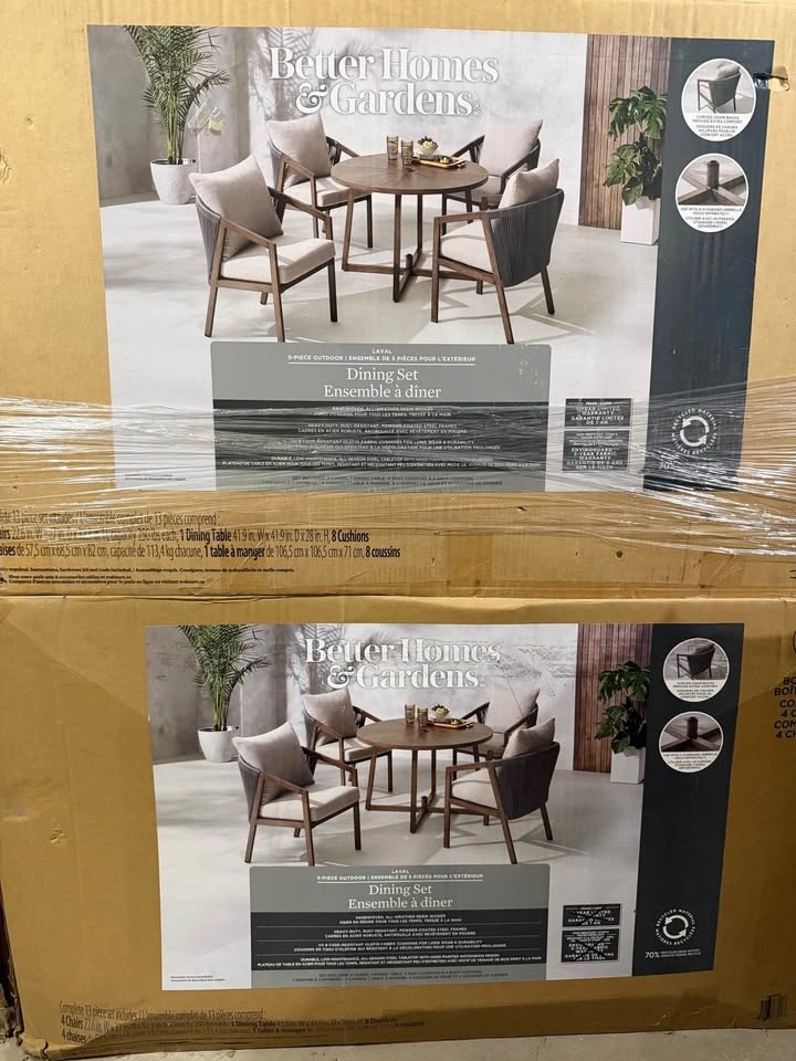 Better Homes & Gardens Laval 5-Piece Outdoor Dining Set - photo 2