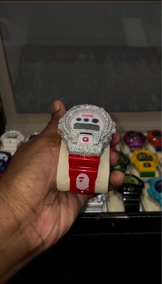 ICED OUT COCA COLA X BAPE G-SHOCK DW6900 - photo 2