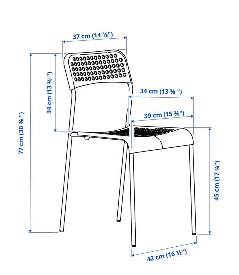 Ikea White Table and Four Chairs - photo 3