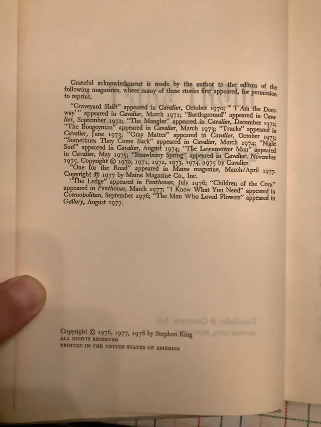 Night Shift by Stephen King Book Club Edition image indicator(3)