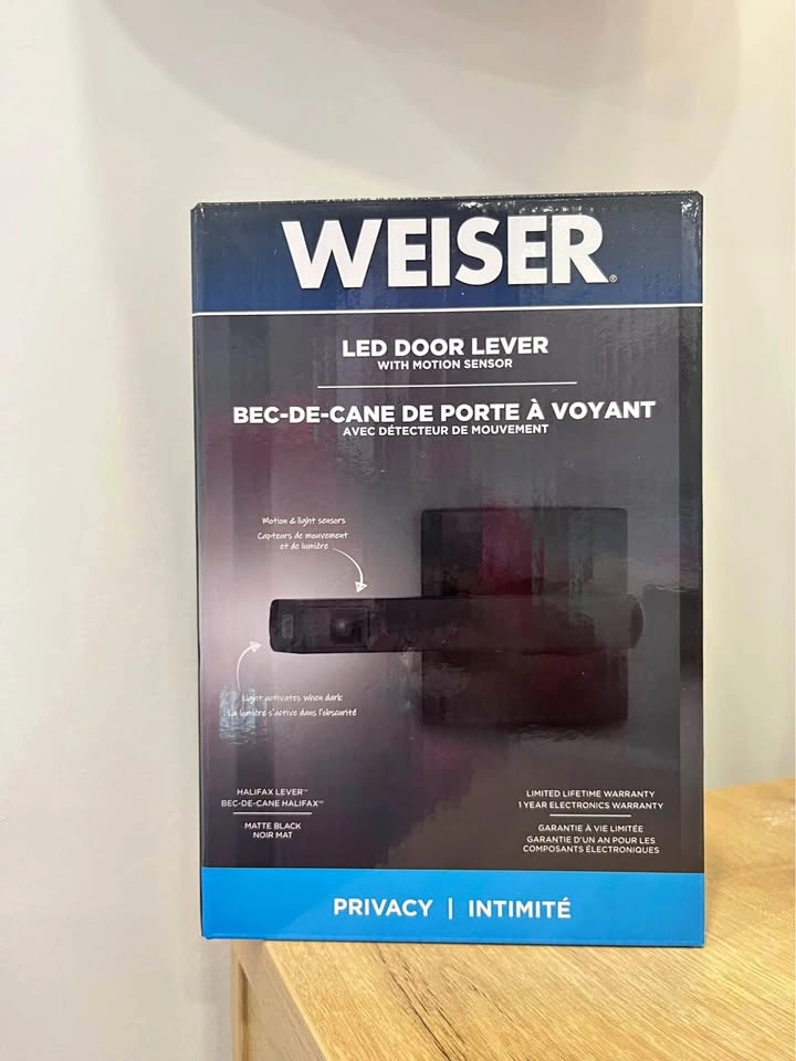 LED Privacy Door Lever Door Handle