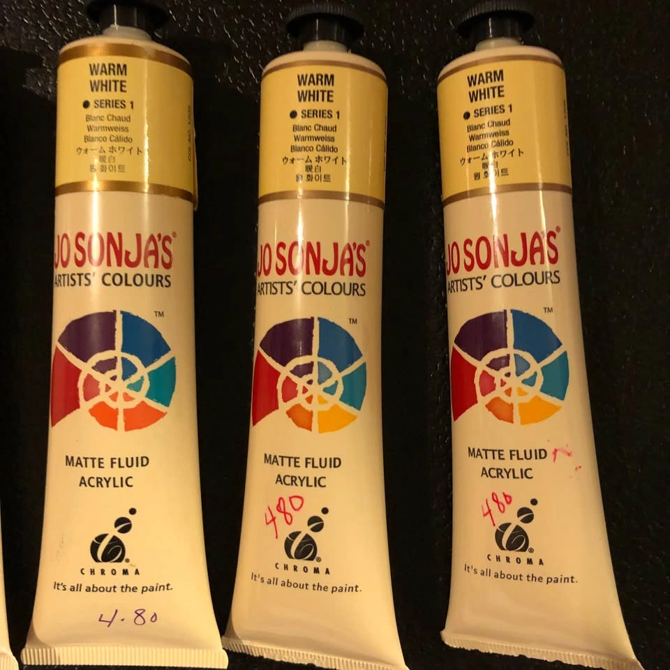 Artist Paints 75 ml * 6 Warm White (5) and Yellow (1) - photo 2
