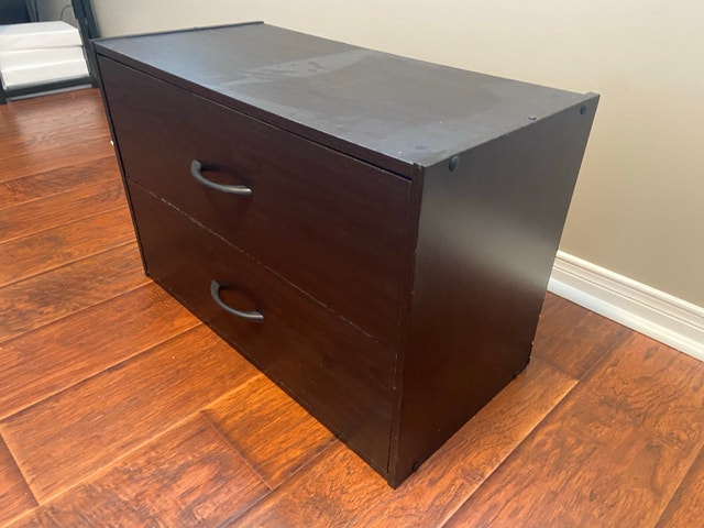 IKEA 2-Drawer Nightstand (24”W x 16”H x 12”D)