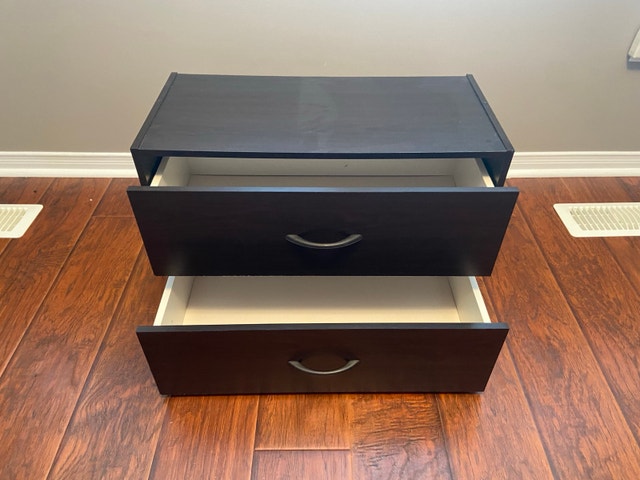 IKEA 2-Drawer Nightstand (24”W x 16”H x 12”D) - photo 2