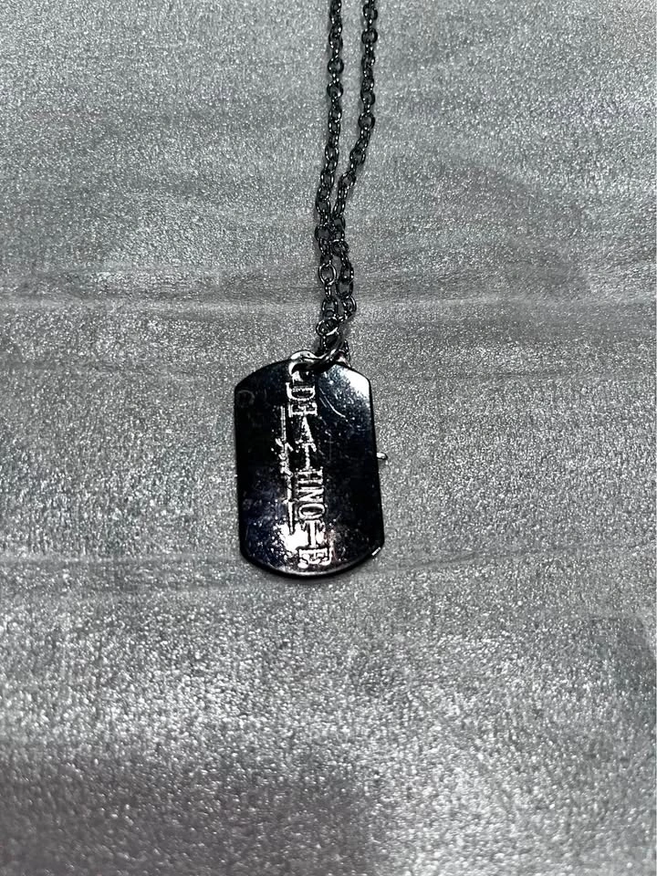 Death note dog tag