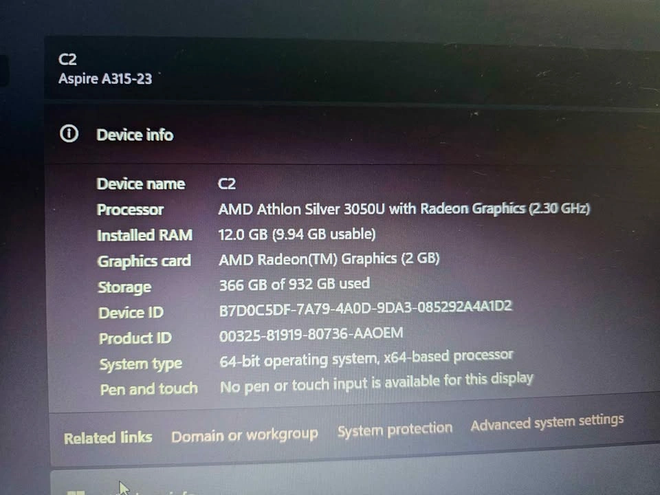 Acer Aspire A315-23 - photo 2