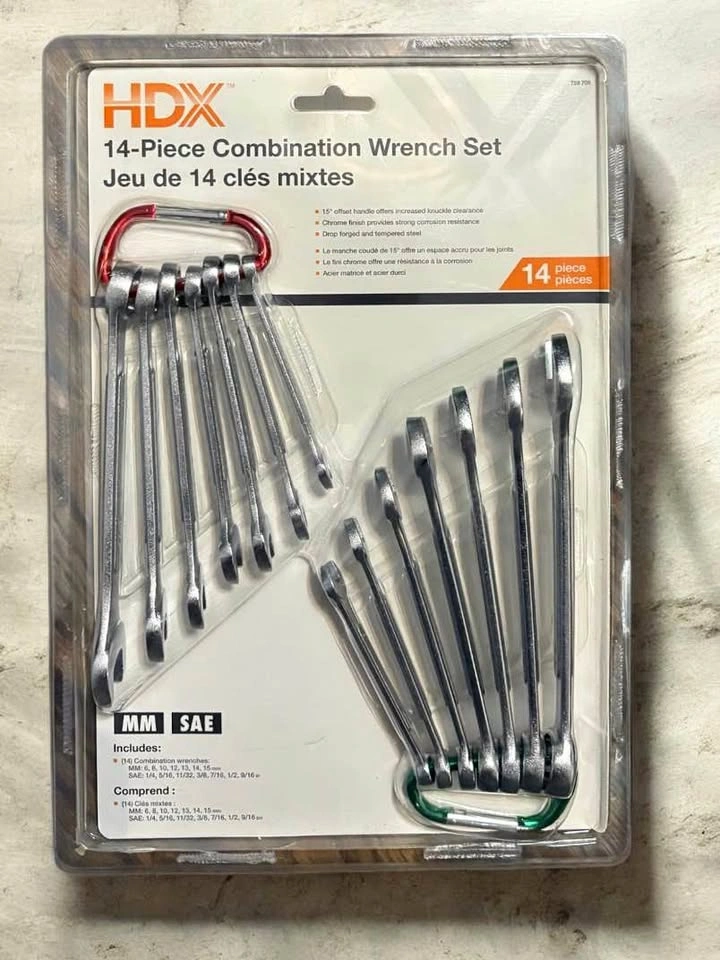 14-Piece Combination Wrench Set