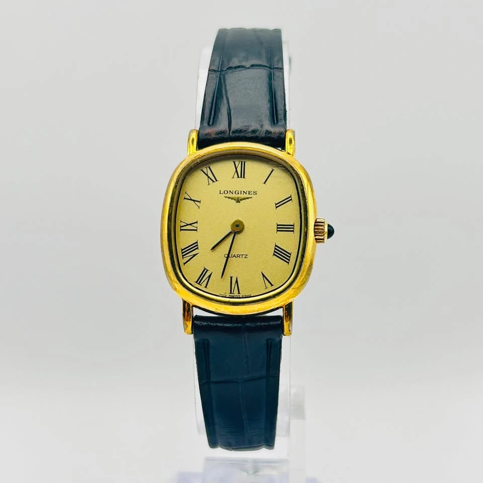Longines Cal. 717 4300 Women's Watch 23mm Gold Dial Quartz