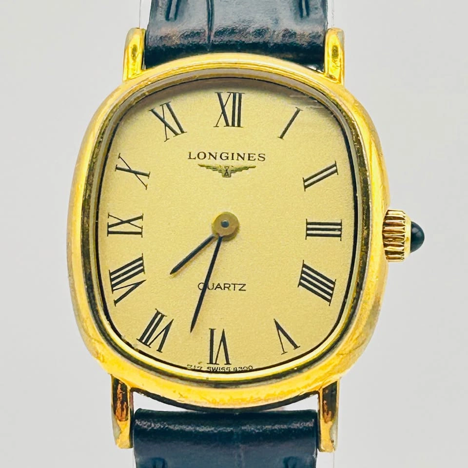 Longines Cal. 717 4300 Women's Watch 23mm Gold Dial Quartz - photo 2