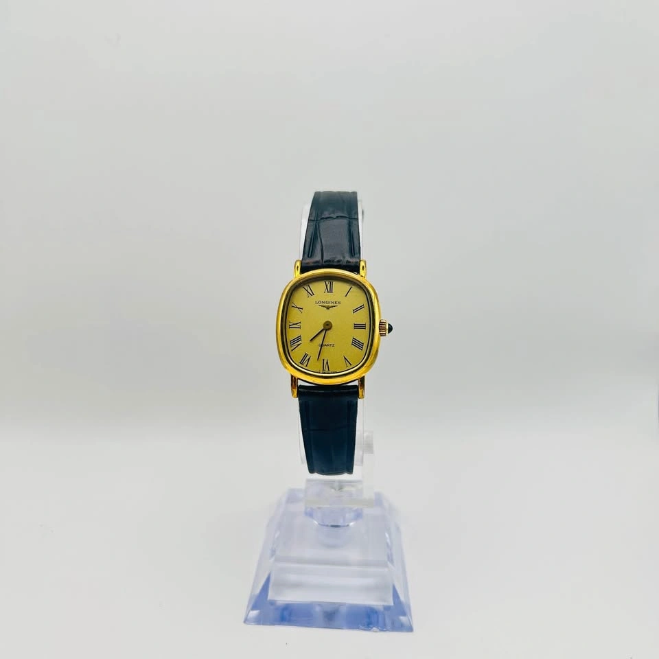 Longines Cal. 717 4300 Women's Watch 23mm Gold Dial Quartz - photo 3