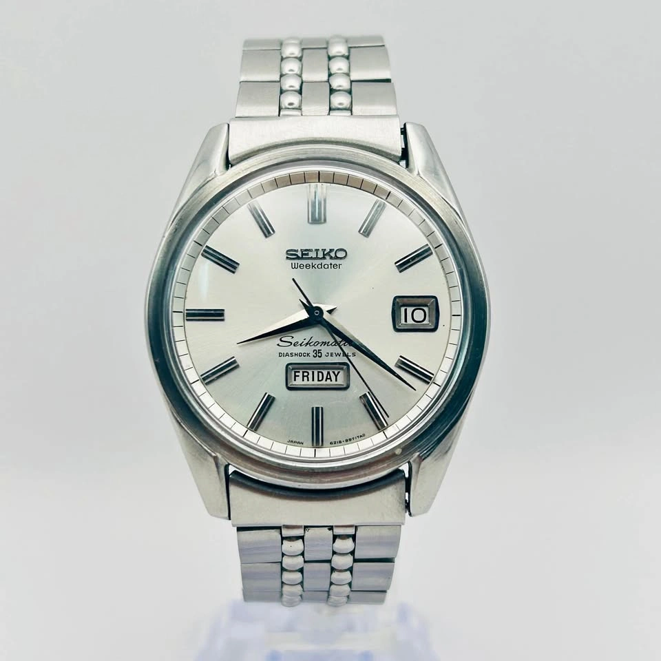 Vintage 1964 Seiko Seikomatic Weekdater 35 Jewels Automatic