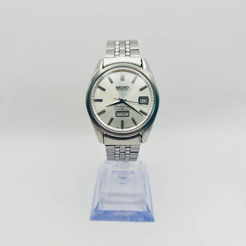 Vintage 1964 Seiko Seikomatic Weekdater 35 Jewels Automatic - photo 3