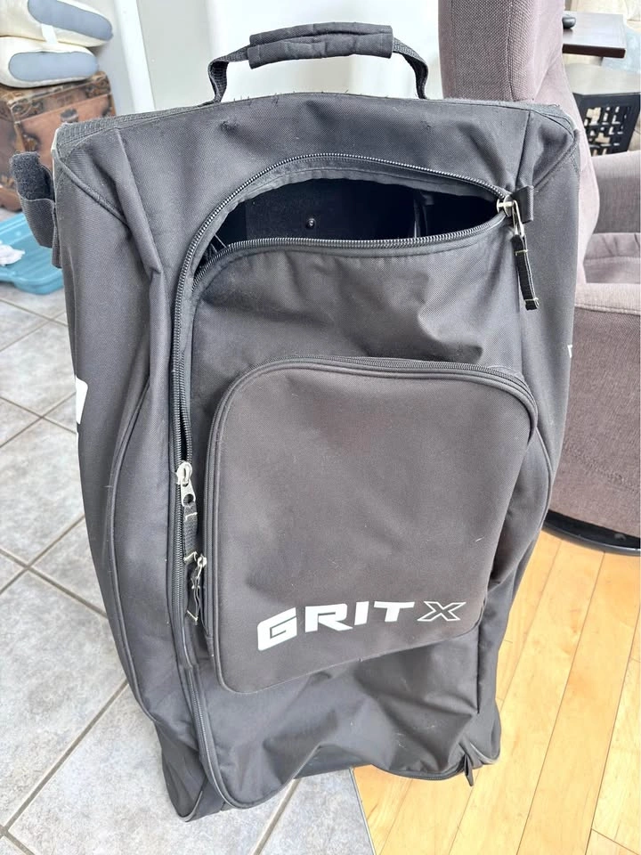 Grit HTFX Rolling Youth Hockey Equipment Bag, Excellent Organize
