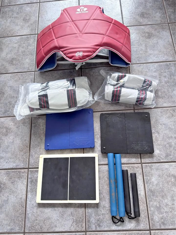 Taekwondo Training Equipment Bundle, Some Brand New