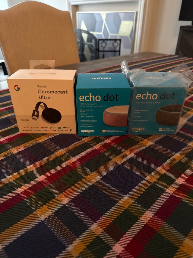 Unopened 2 Echo Dots