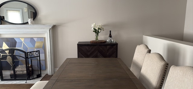 Chevron Pattern Accent Cabinet - photo 2