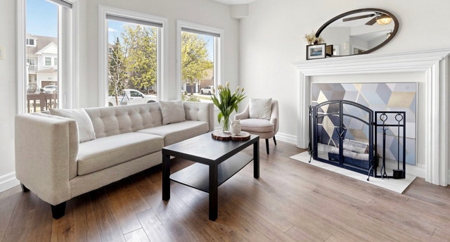 Tufted Sofa and Armchair Set