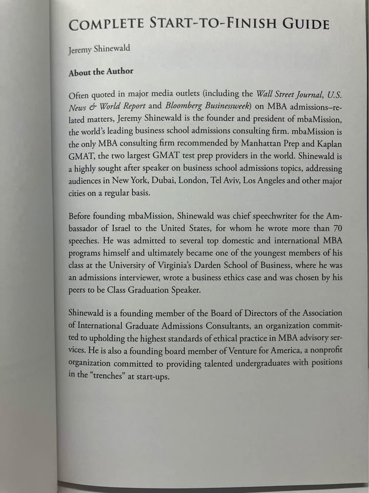 MBA Admissions Guide - 300 Pages - photo 3
