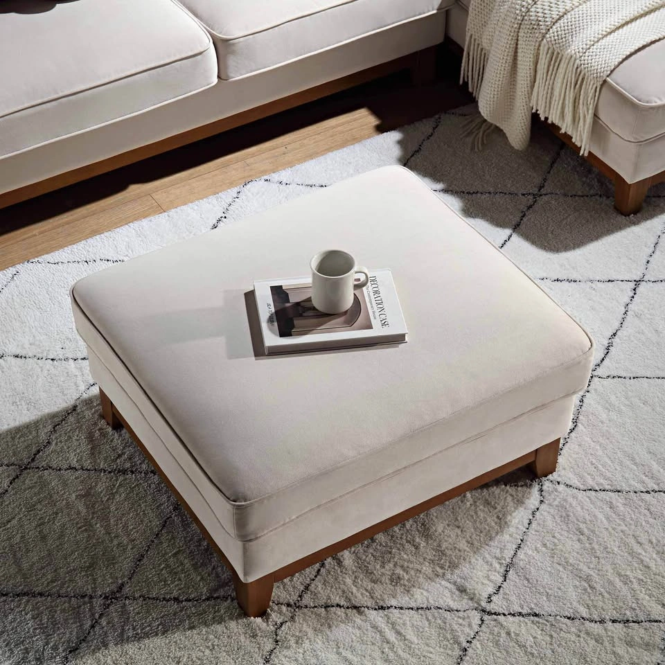 Velvet Ottoman - photo 3