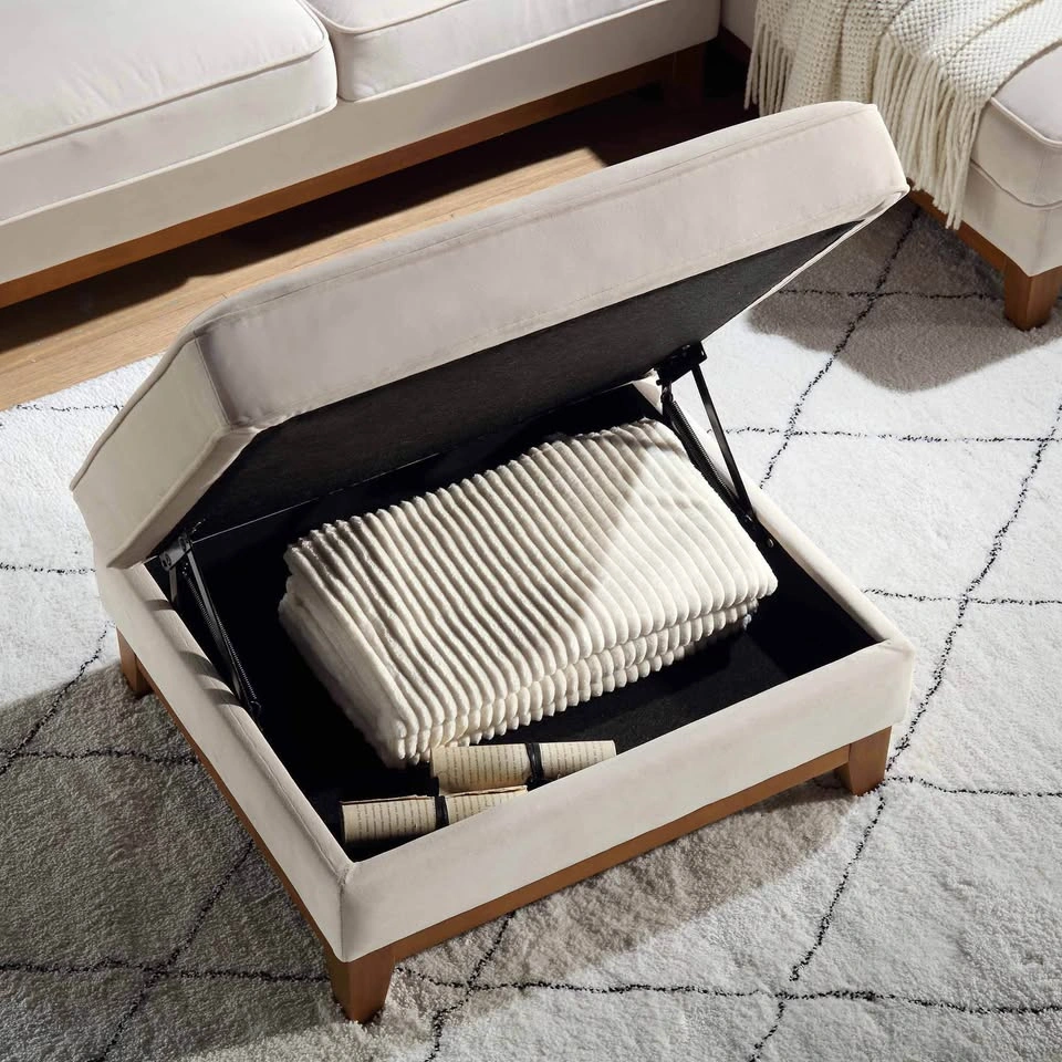 Velvet Ottoman - photo 4