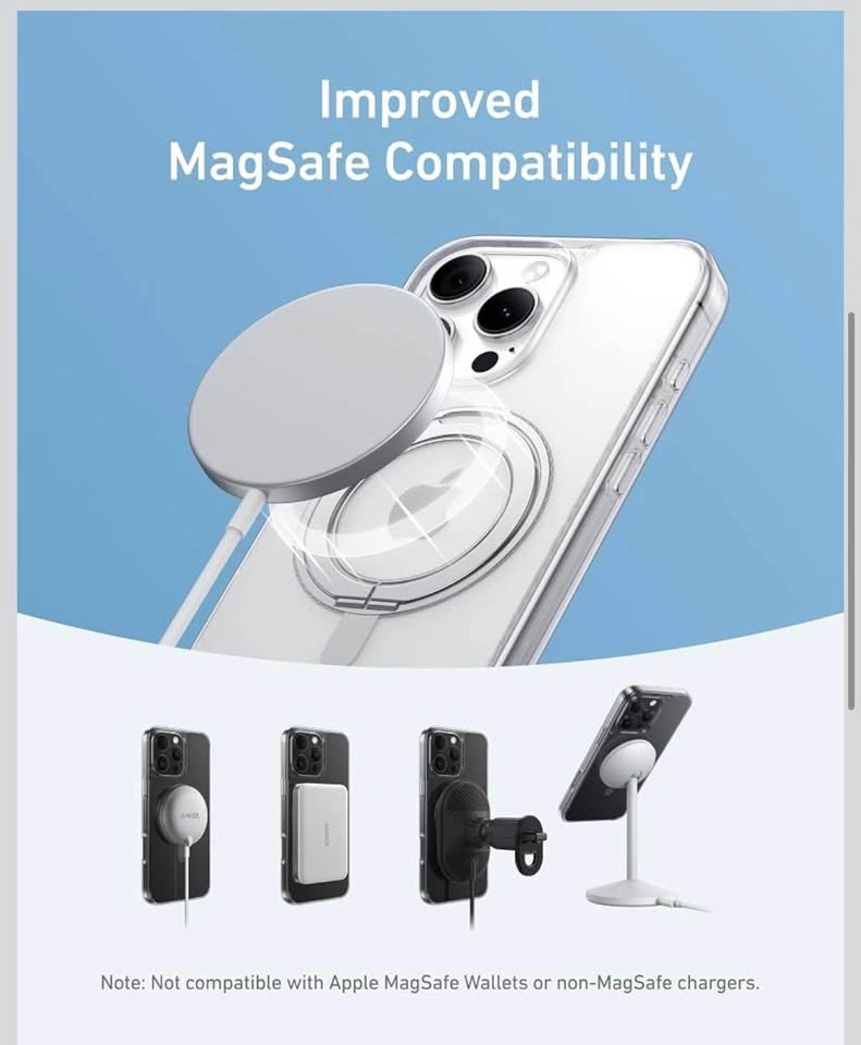 New- Magnetic case with stand for iPhone 16 Plus - photo 4