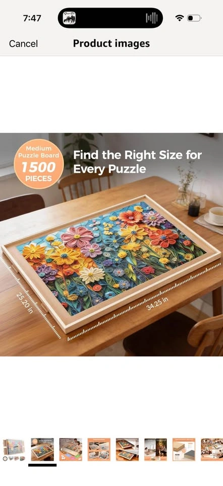 New- 1500 pc Puzzle board - photo 2