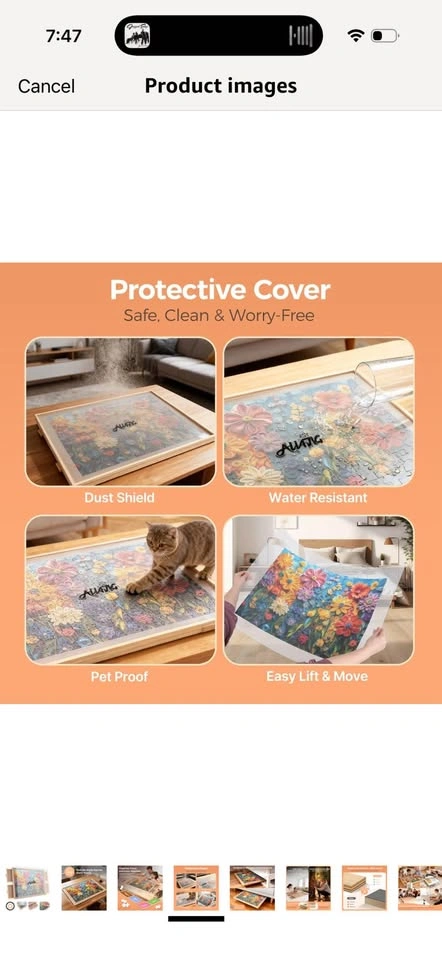 New- 1500 pc Puzzle board - photo 4