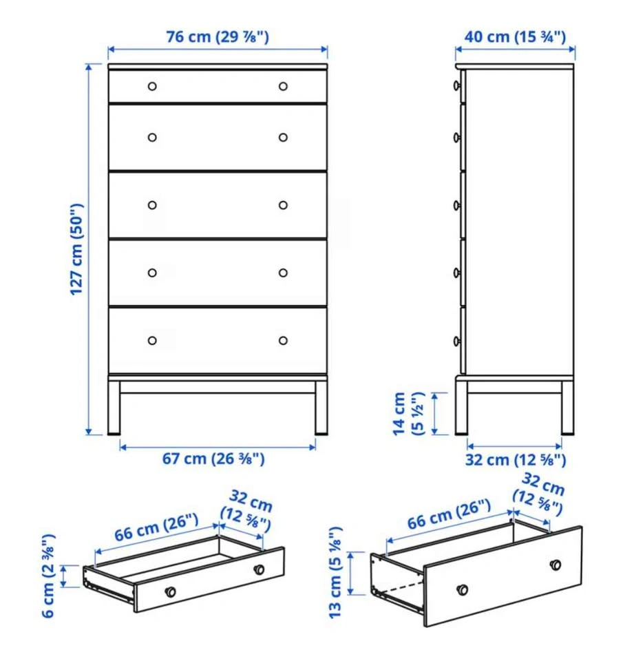TARVA 5-Drawer Dresser - photo 3