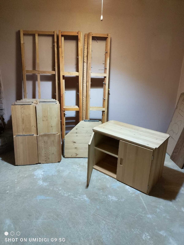 IKEA Pine Shelving Unit