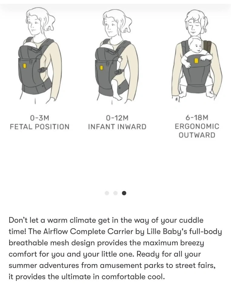 Lille baby carrier, 0-18mo - photo 4