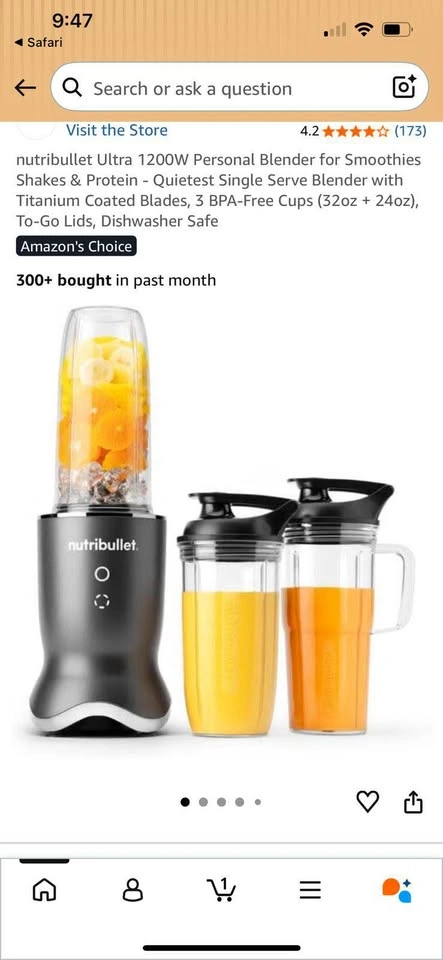 Nutribullet ultra single serve blender - photo 3