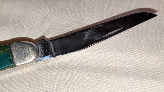 Rare Collectible: Case Exotic Arizona Jade Tiny Muskrat knife - photo 4