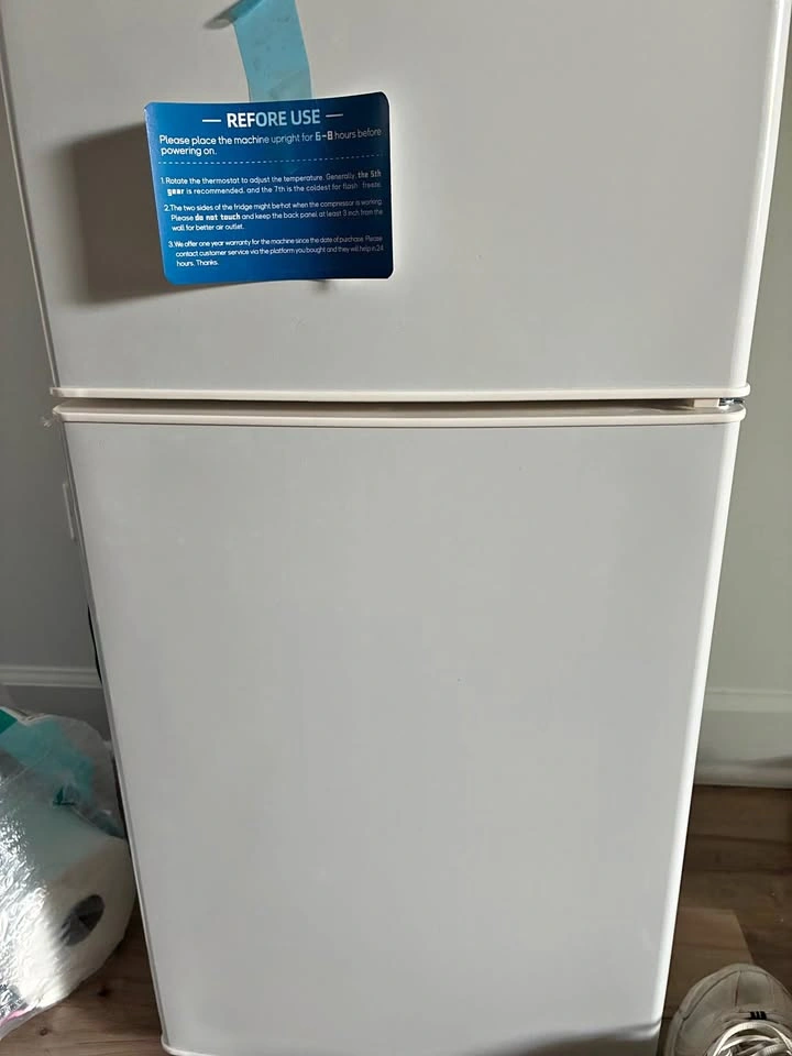 Like-New 2.4 Cu. Ft. Mini Fridge with Freezer