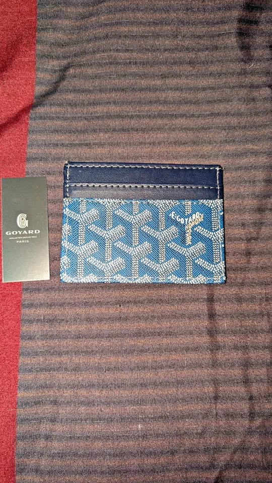 Goyard Blue Card Holder