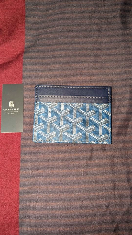 Goyard Blue Card Holder - photo 2